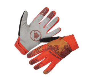 Pánské rukavice Endura SingleTrack Windproof, oranžové