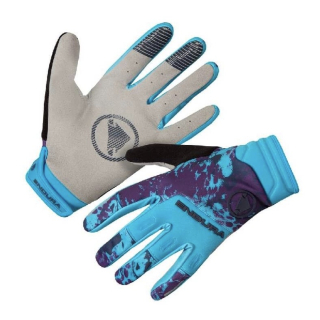 Pánské rukavice Endura SingleTrack Windproof, modré