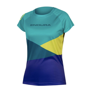 Dámské triko Endura SingleTrack Core Print T, barevné