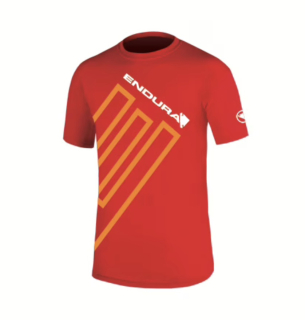 Triko Endura E Tee, červené