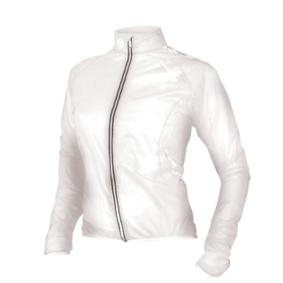Dámská bunda Endura FS260-Pro Adrenaline Race Cape, bílá