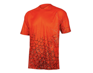 Dres Endura SingleTrack Print T LTD, oranžový
