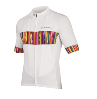 Pánský dres Endura Pinstripe, bílý