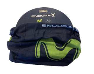 Multifunkční šátek Endura Movistar Team, fialovo-zelený